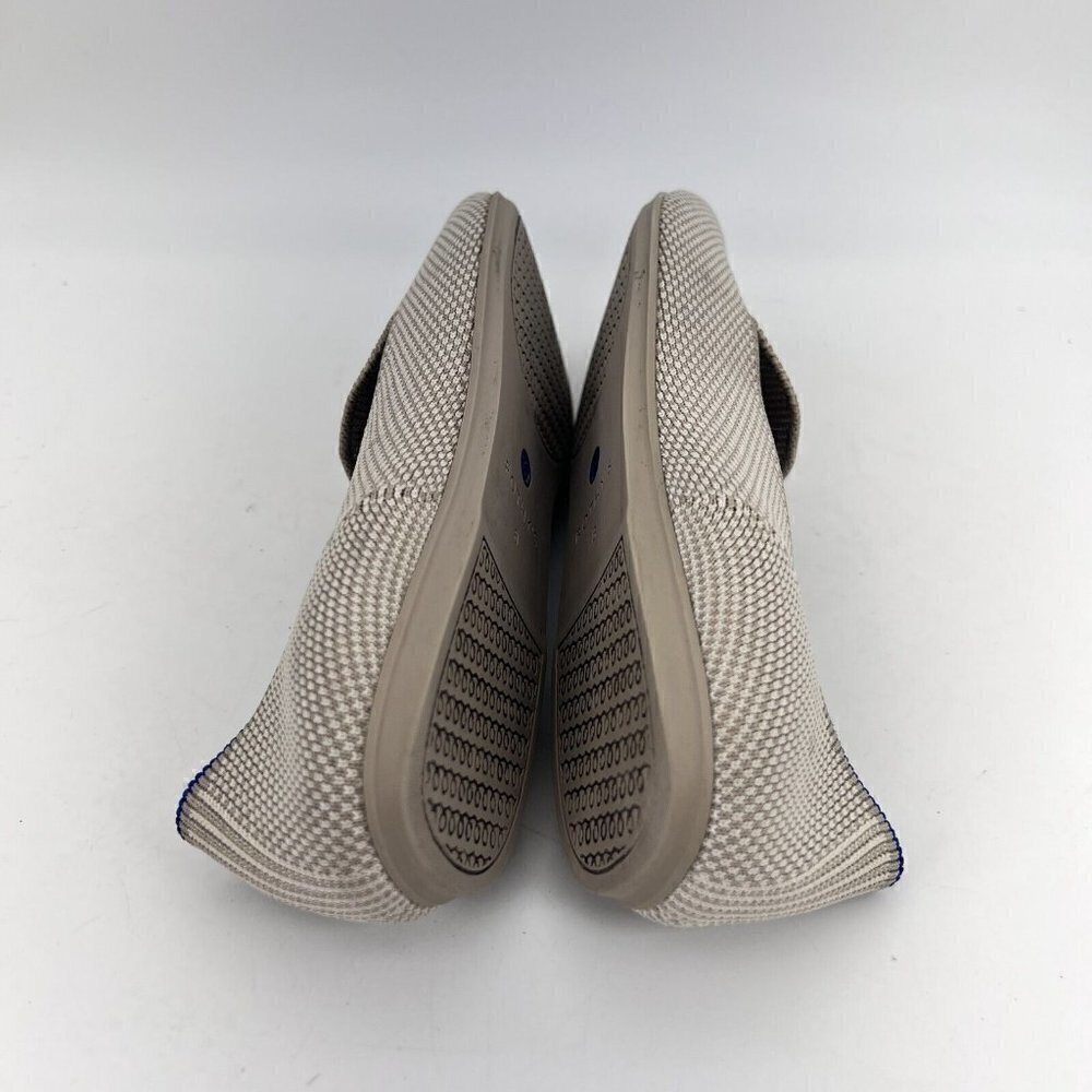 Rothy’s The Loafer Women Size 8 W Knit Flat Slip On Shoes Beige - Picture 5 of 11